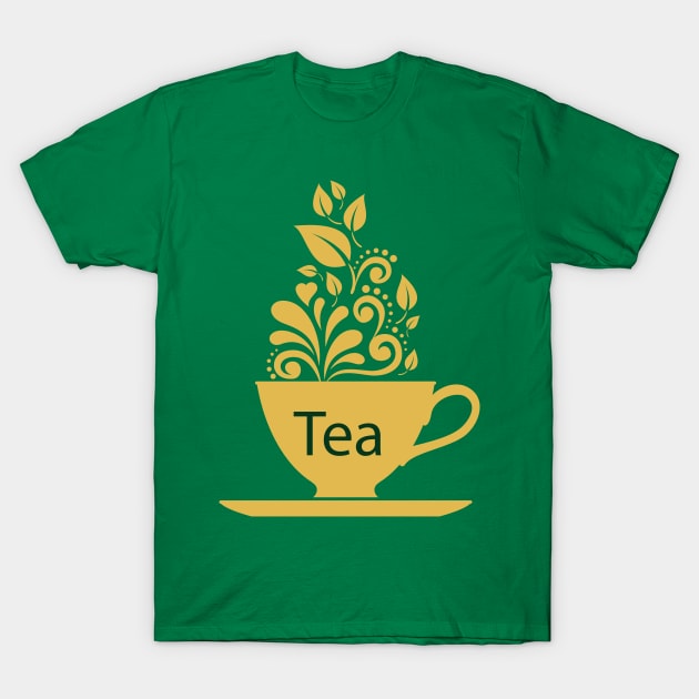 Tea T-Shirt by Mako Design 